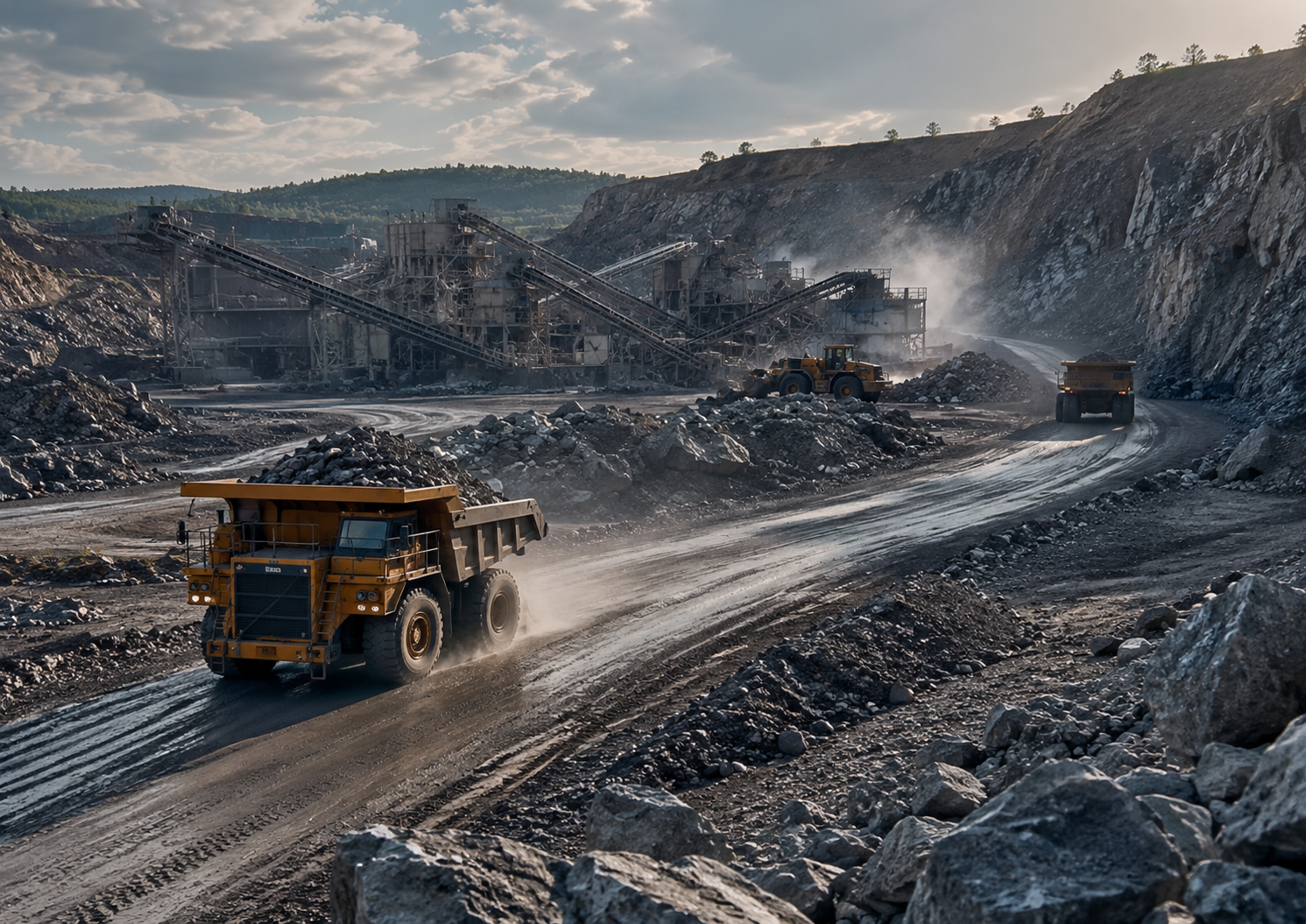 Crusher and Quarry Roads