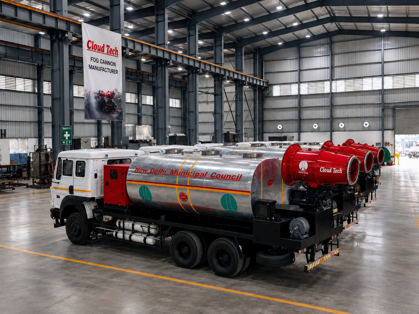 Delhi/NCR Pollution After Diwali: How Anti-Smog Guns by Cloud Tech Pvt. Ltd. Can Help