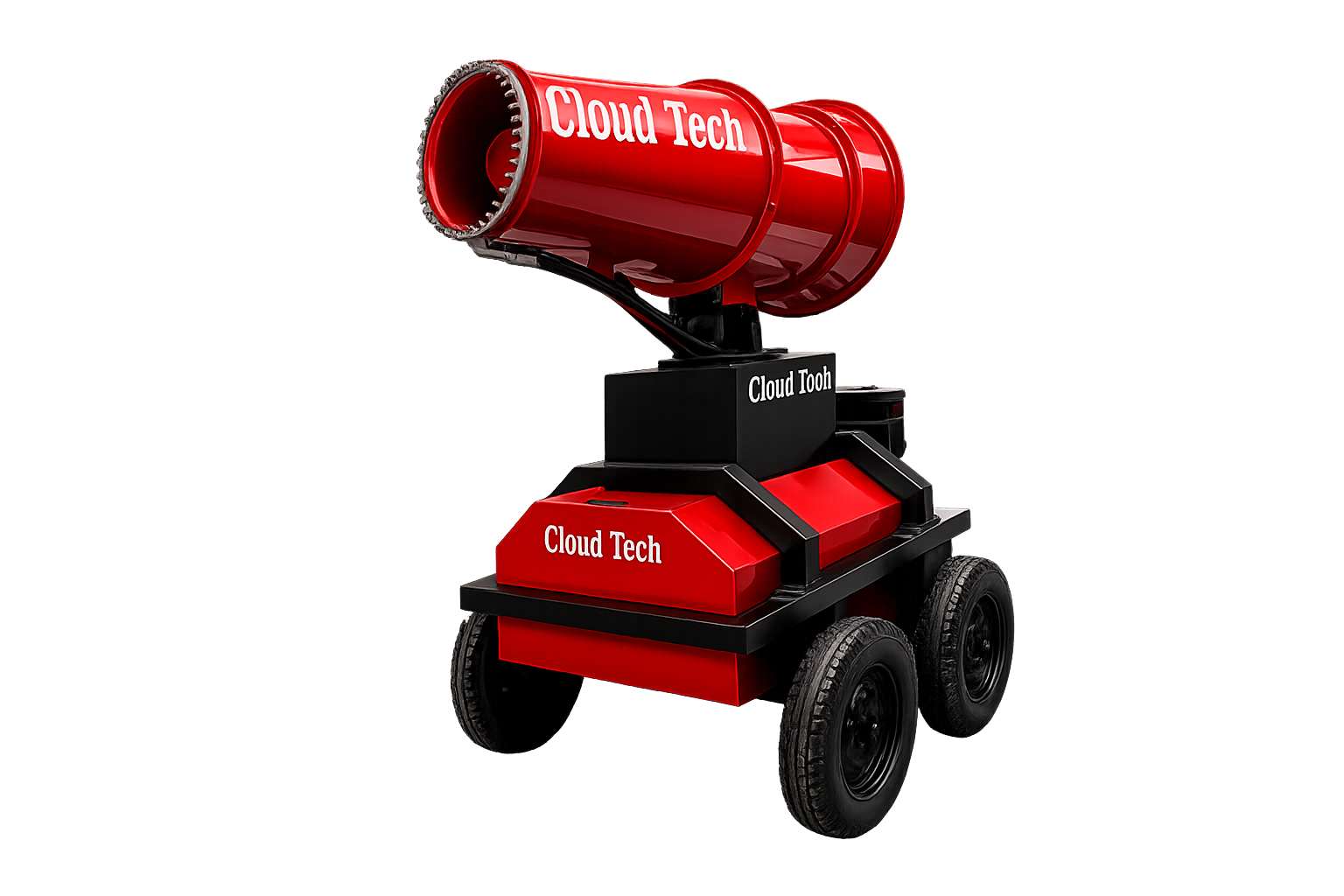 Wheel With Tank Mounted Fog Cannon